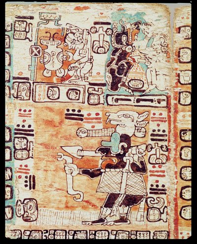Dettaglio da un codice Maya da Pre Columbian